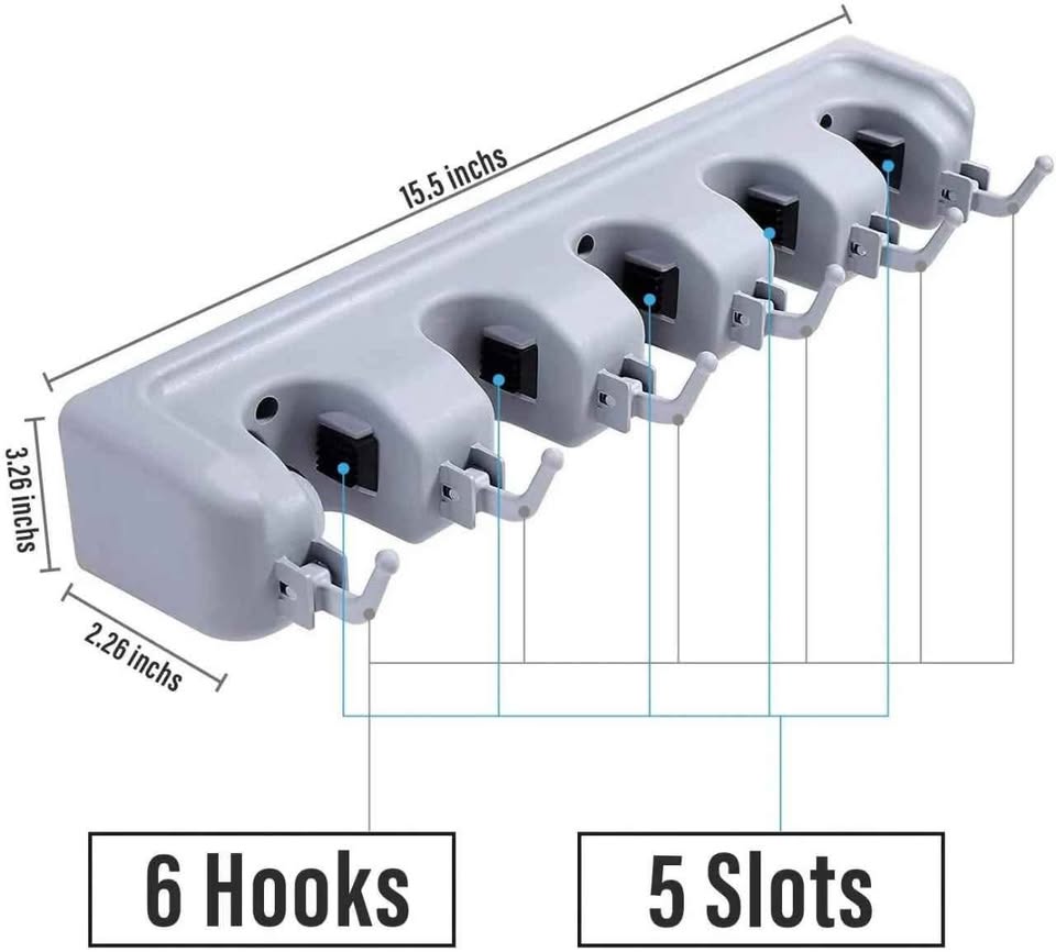 SOPORTE PARA  ESCOBAS MULTIFUNCIONAL